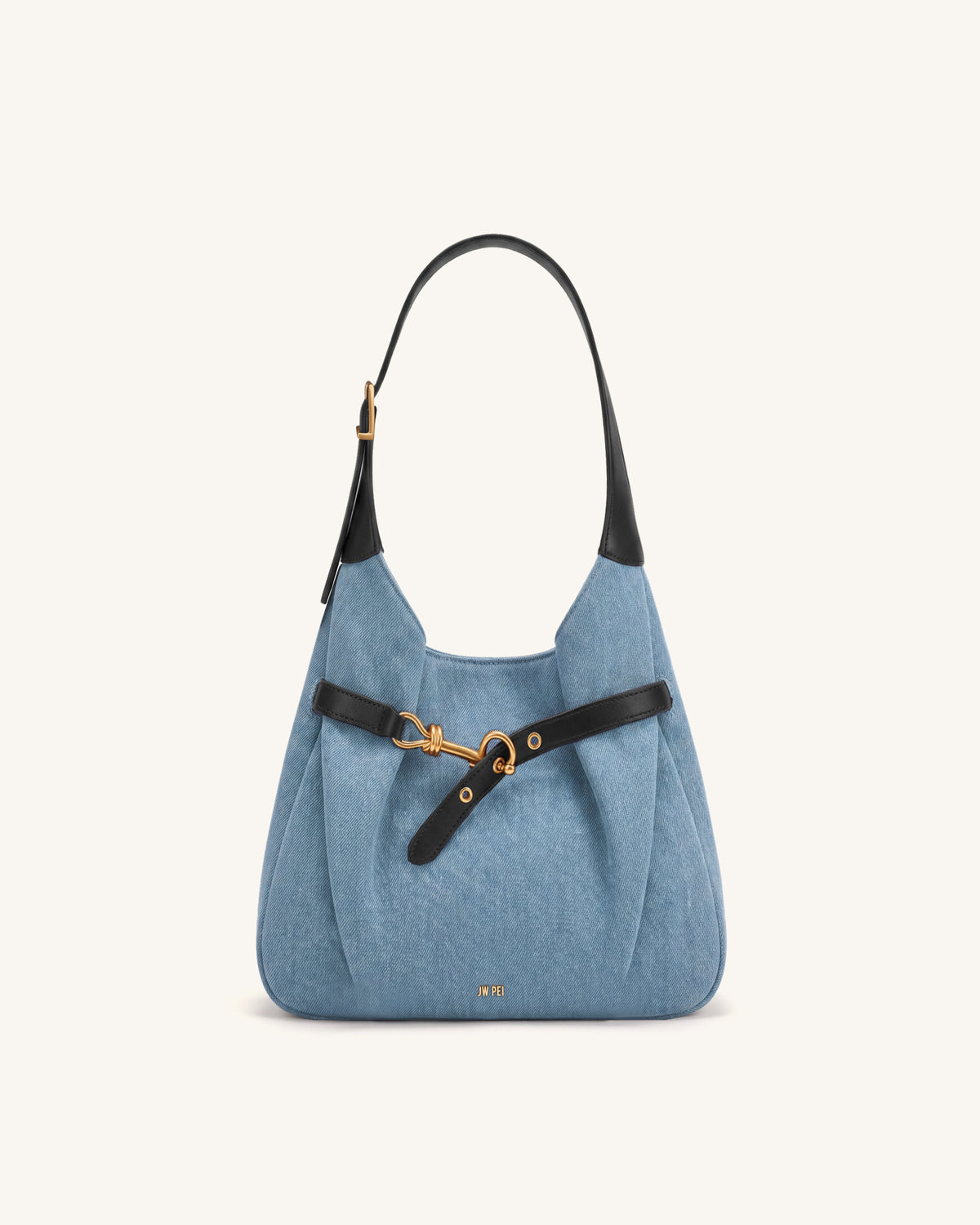 Alina Hobo Bag - Light Blue Denim