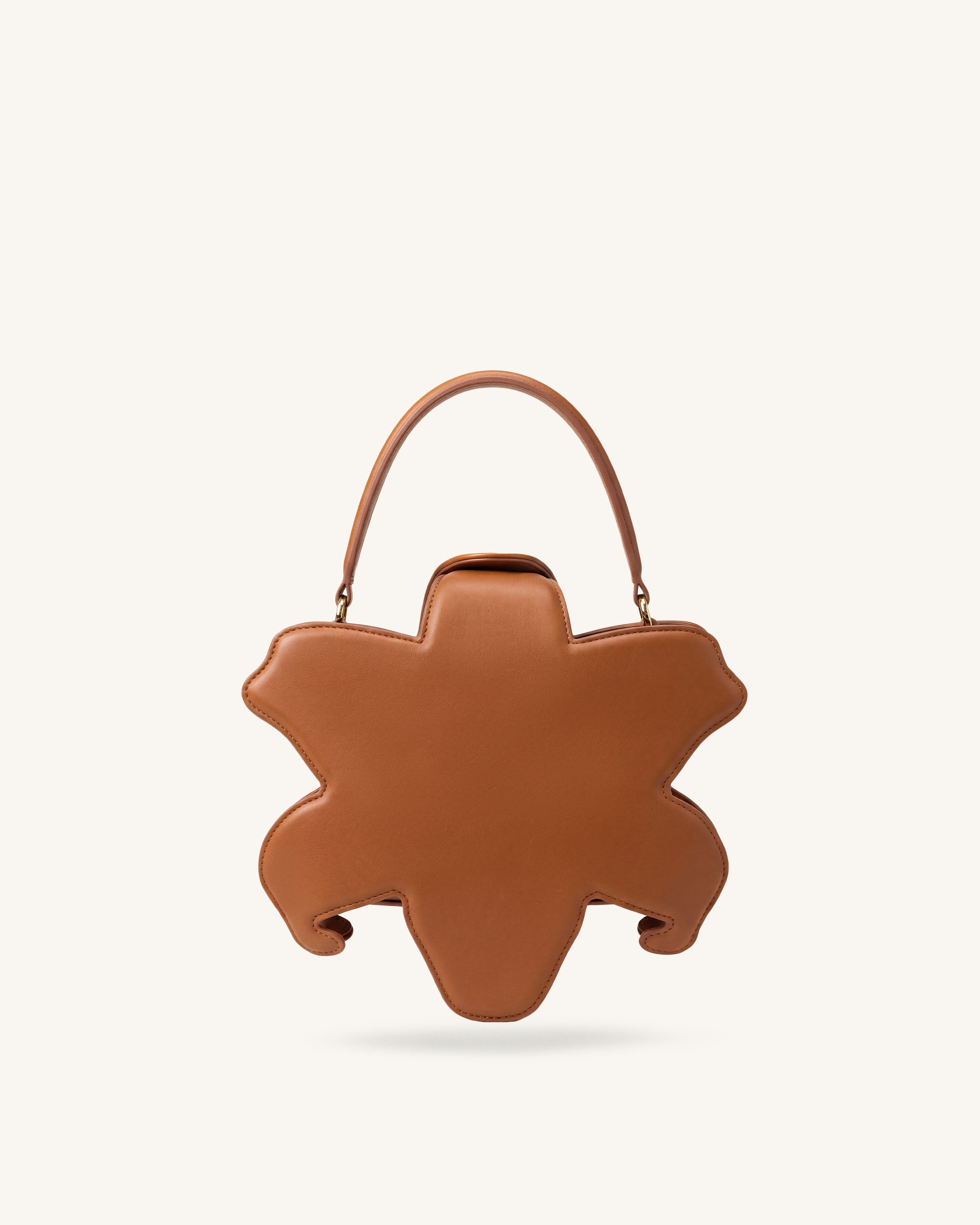 Lily Blossom Top Handle Bag - Orange
