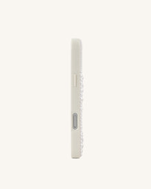 Red Coral Pearl Phone Case - White