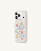Pastel Seashell Pearl Phone Case - White
