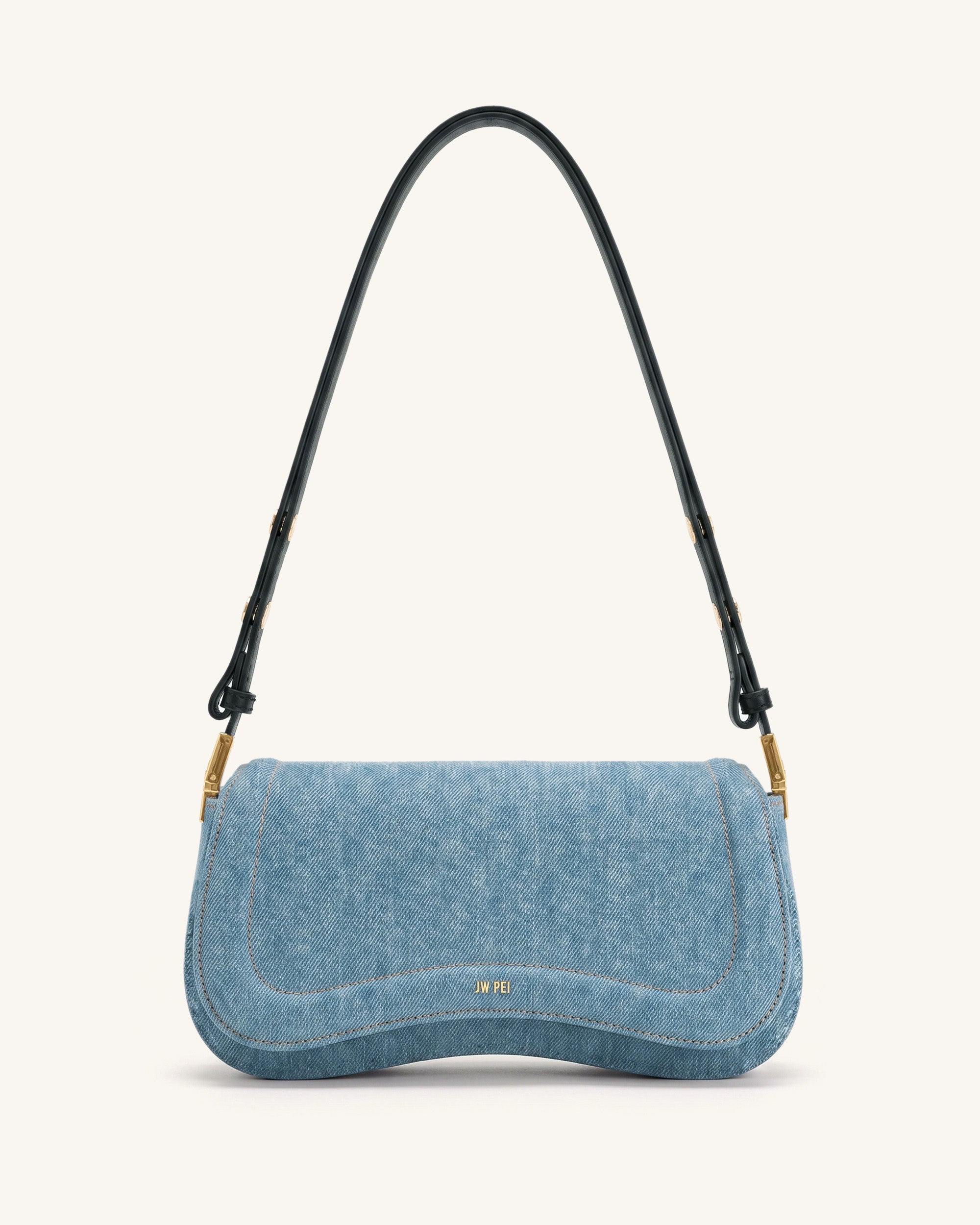 Joy Shoulder Bag - Light Blue Denim