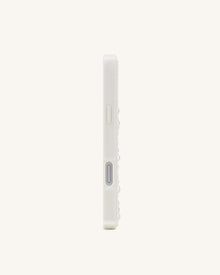 Pastel Seashell Pearl Phone Case - White