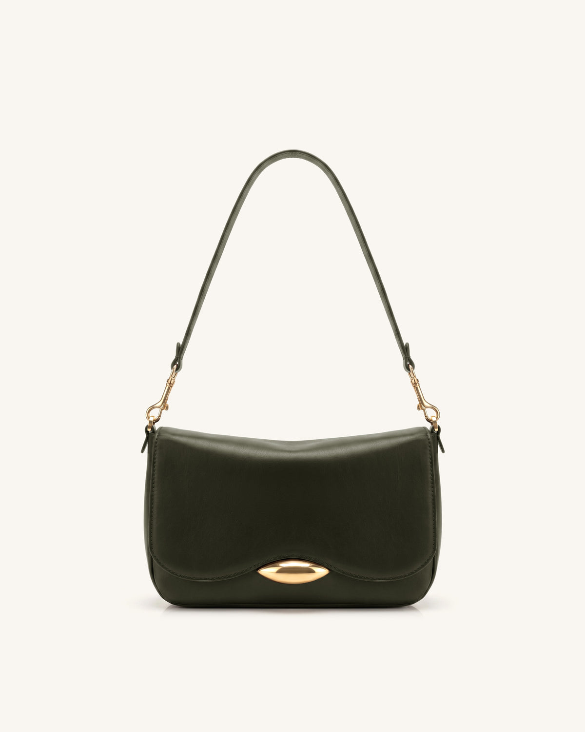 Sofia Classic Flap Shoulder Bag - Green