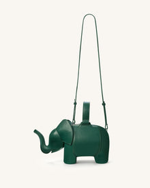 Claire Elephant Shaped Handbag - Green