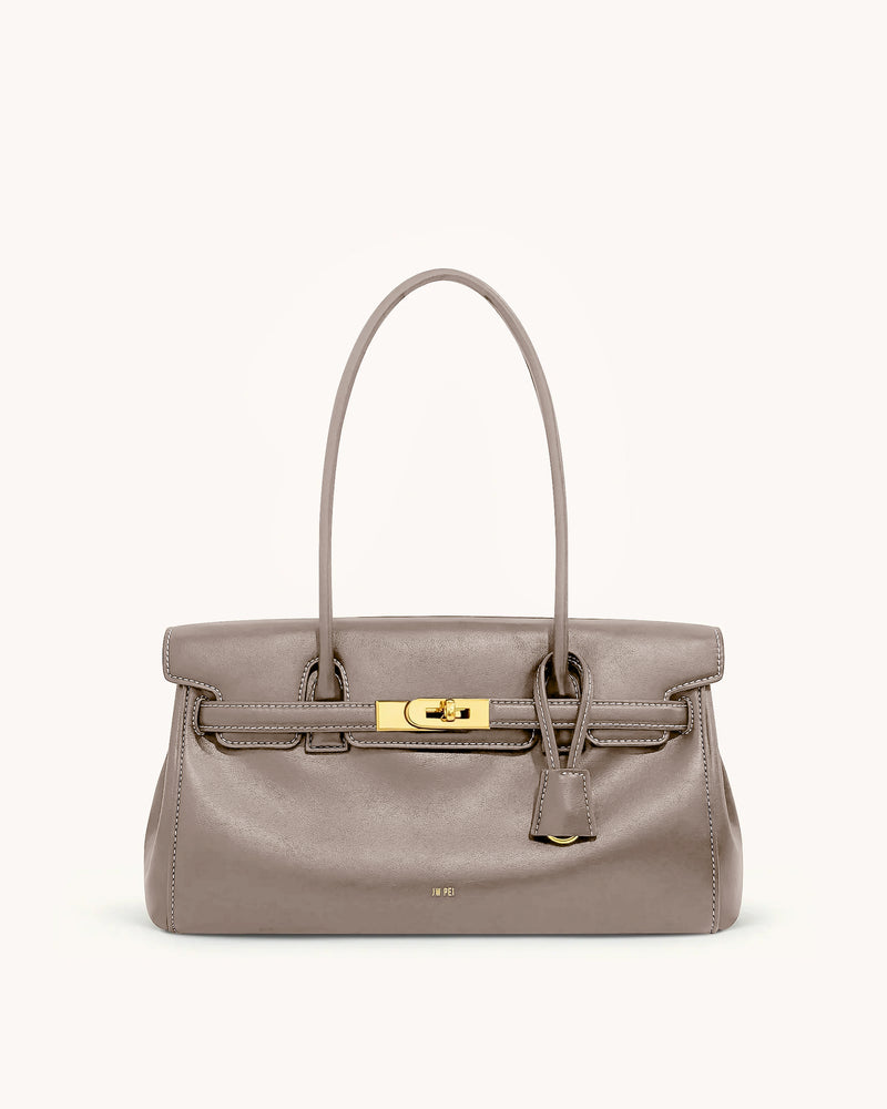 Yara Shoulder Bag - Gray Apricot