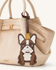 French Bulldog Bag Charm - Brown