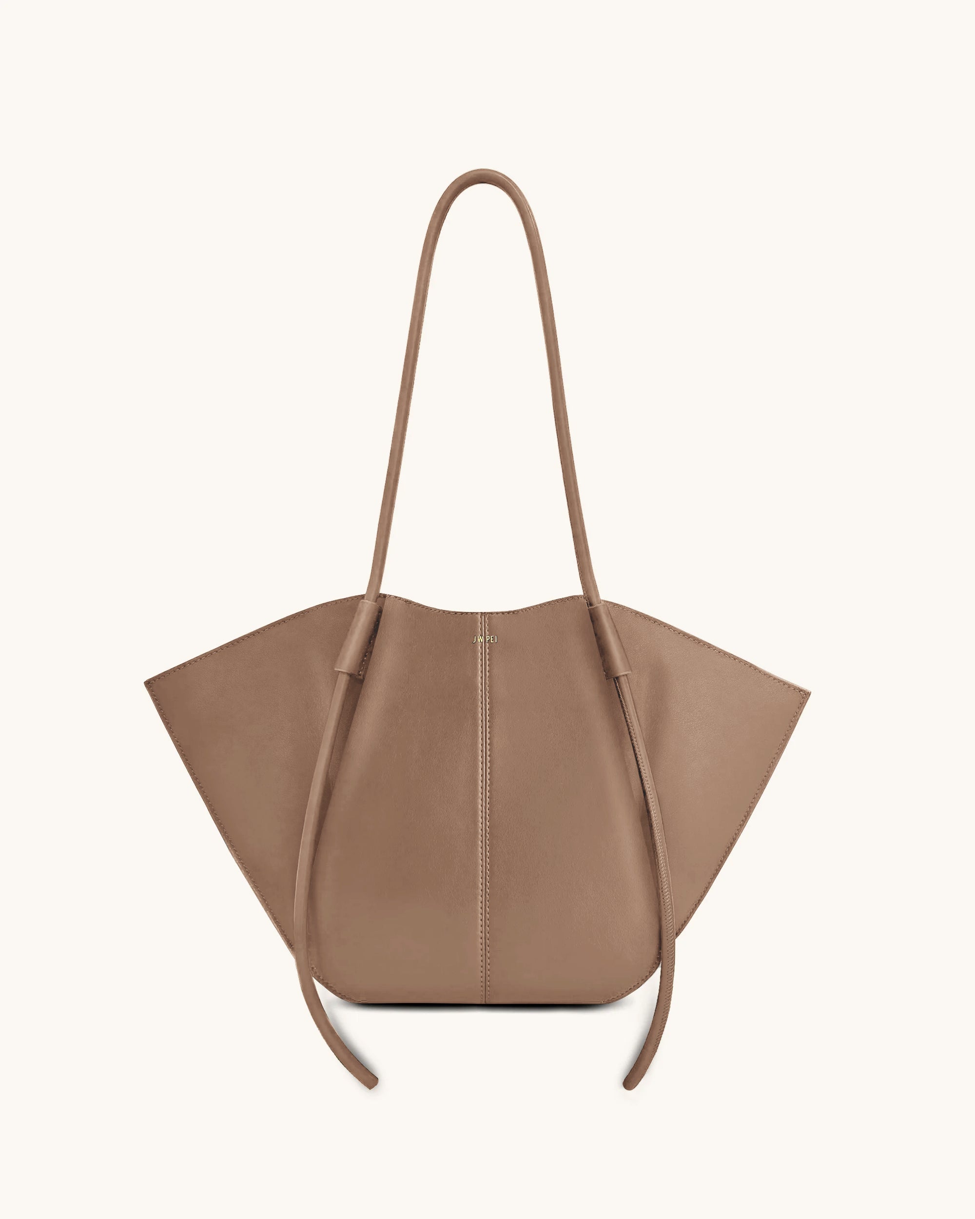Nala Wide Tote Bag - Clay Brown