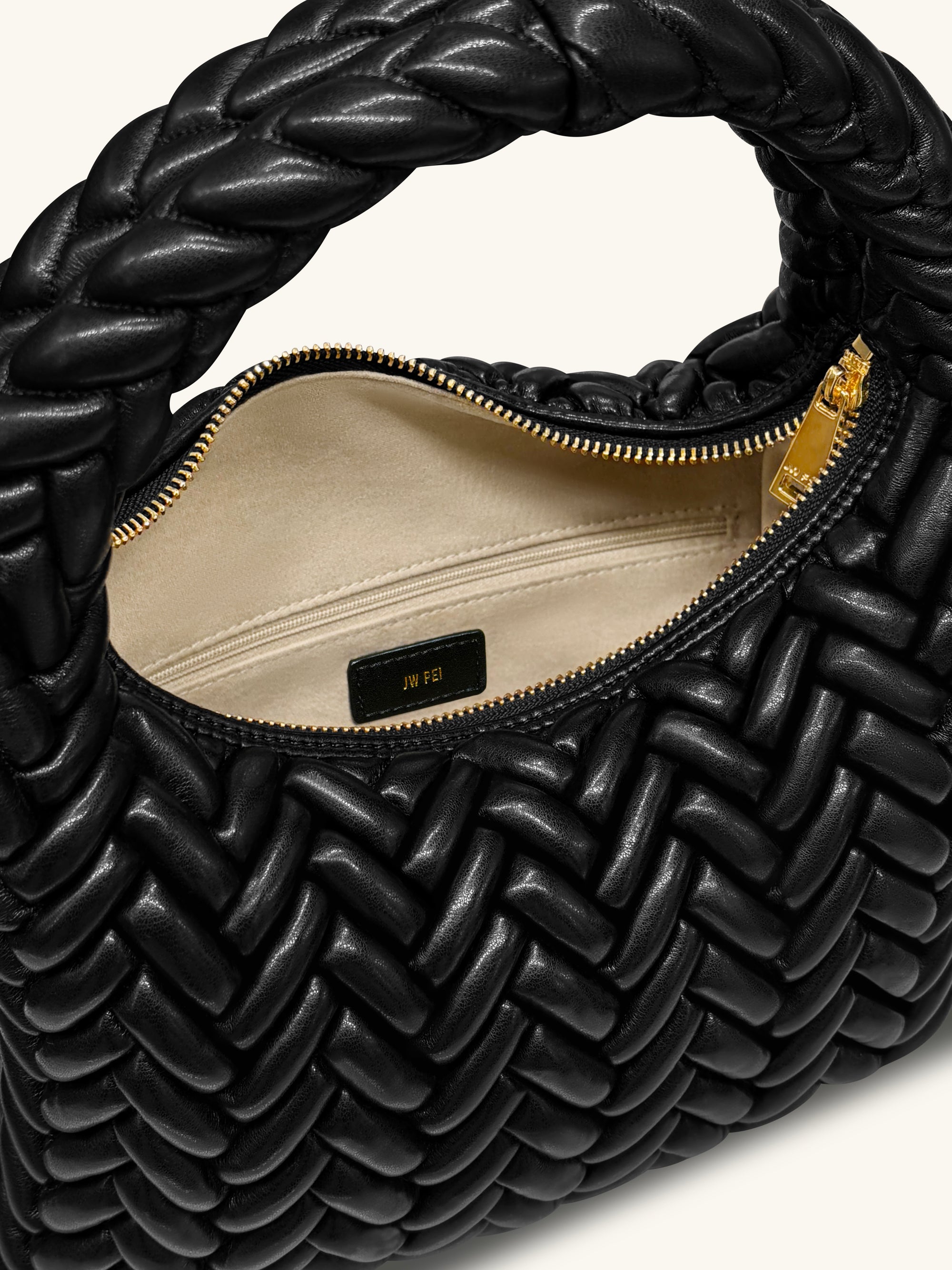 Cora Quilting Handle Bag - Black