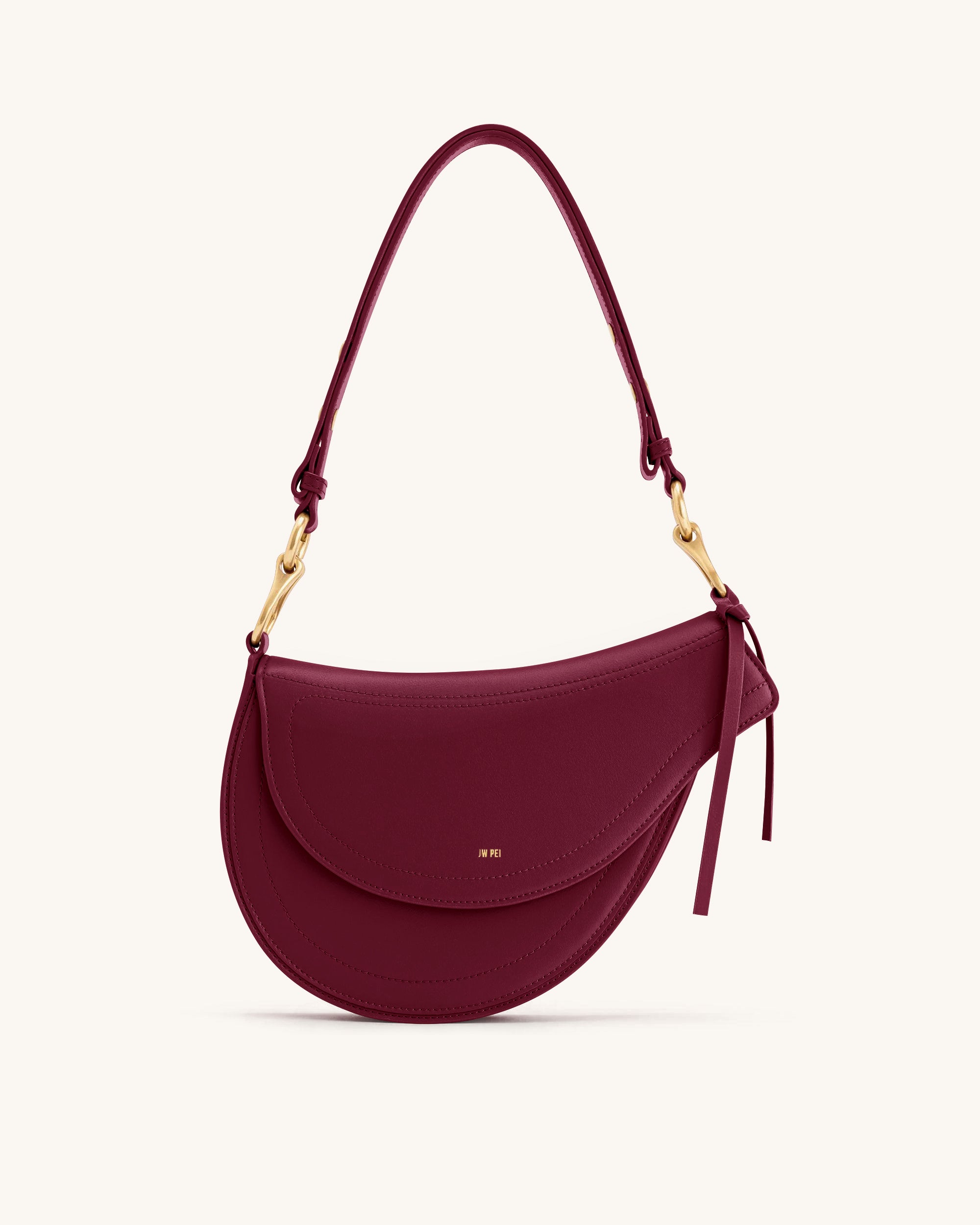 Ashlie Crossbody Bag - Burgundy