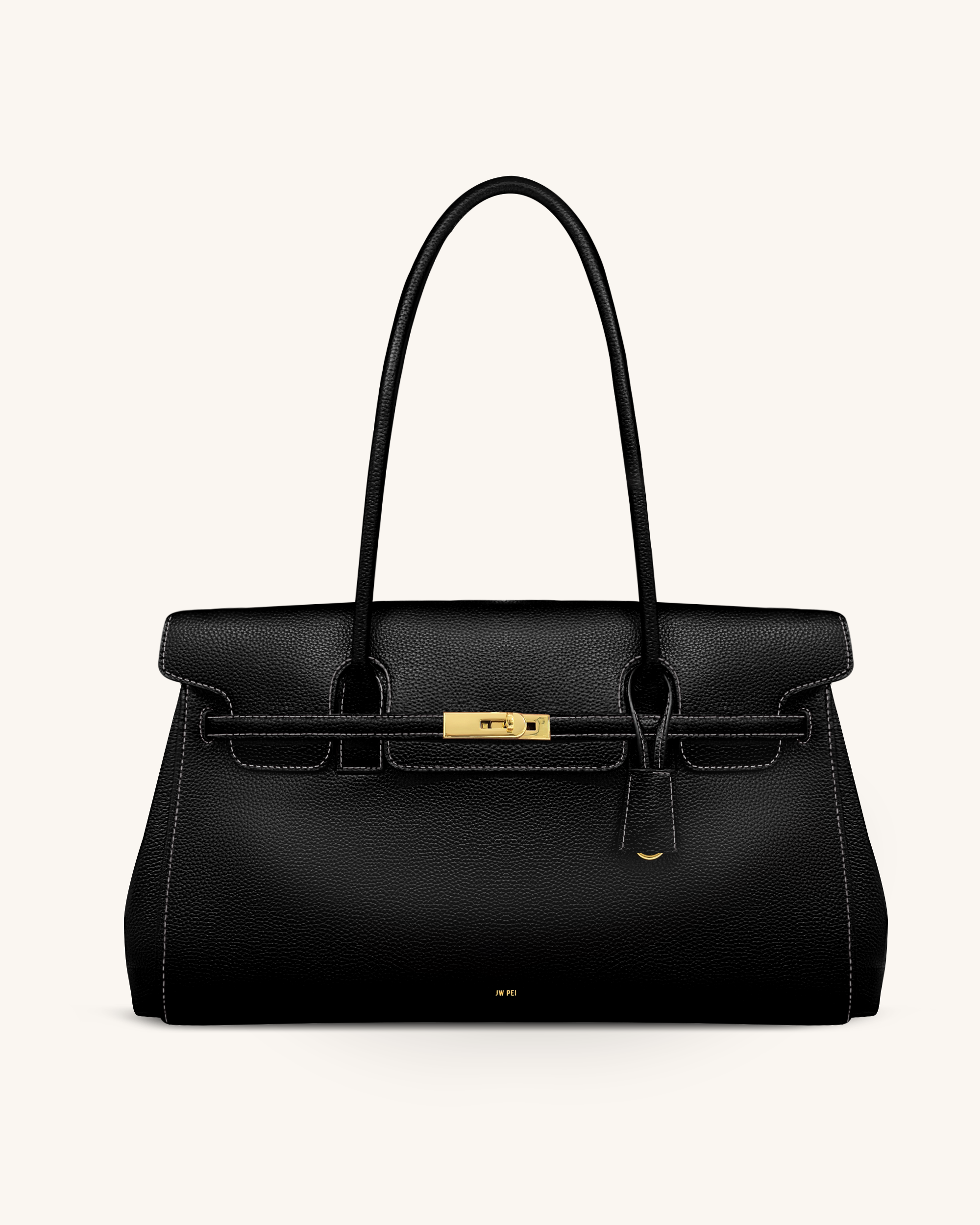 Yara Large Shoulder Bag - Black