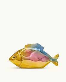 Fish Shaped Clutch - Gold/Blue