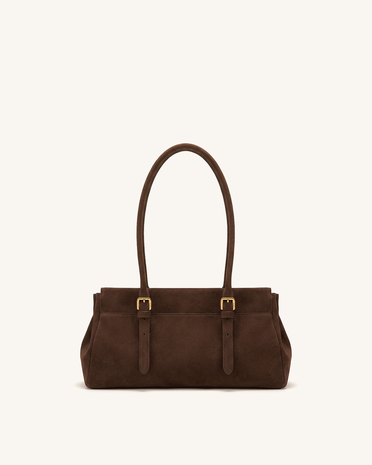 Brielle Faux Suede Tote - Brown
