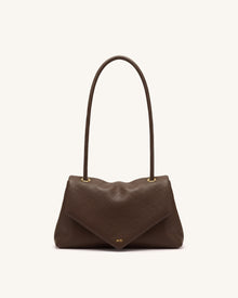 Maya Envelope Shoulder Bag - Brown