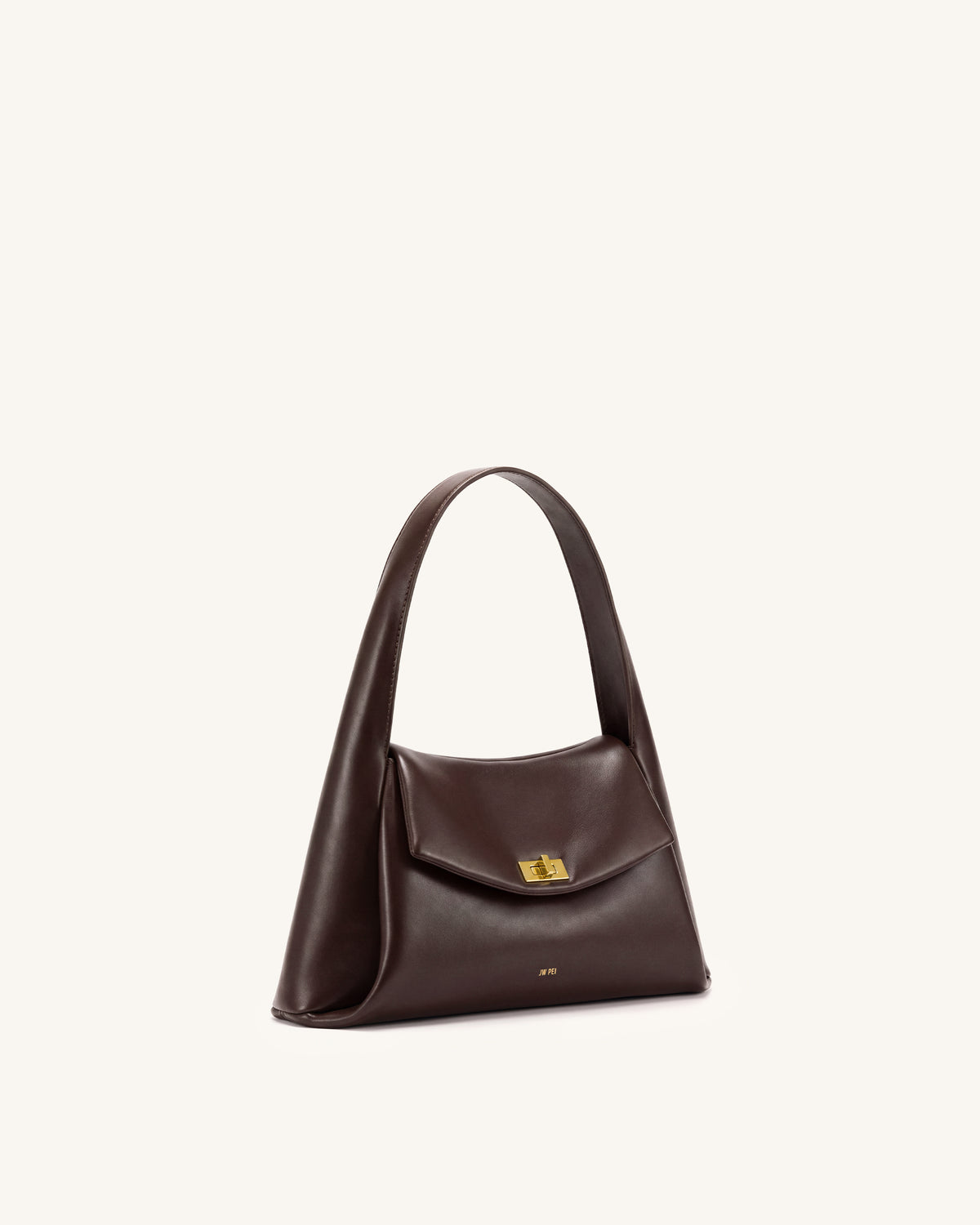 Carmen Flap Top Handle Bag - Dark Brown