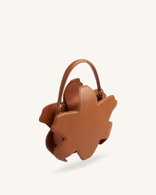 Lily Blossom Top Handle Bag - Orange