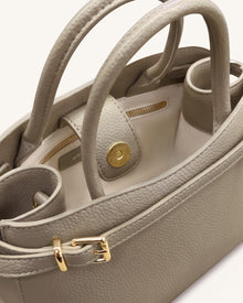 Ella Structured Tote - Taupe
