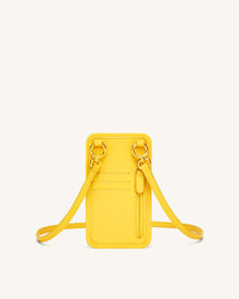 Aylin Canvas Phone Bag - Yellow