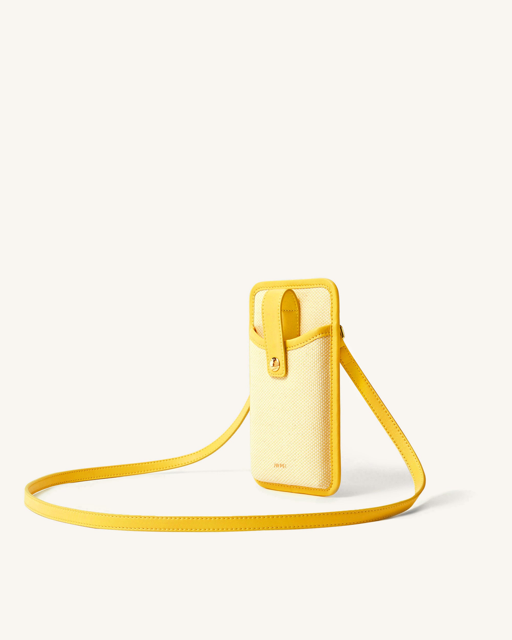 Aylin Canvas Phone Bag - Yellow