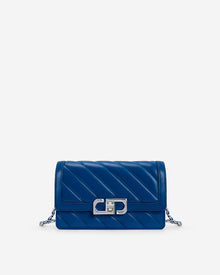 Lottie Chain Crossbody Bag -Classic Blue