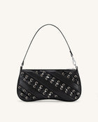 Eva Straps Shoulder Bag - Black