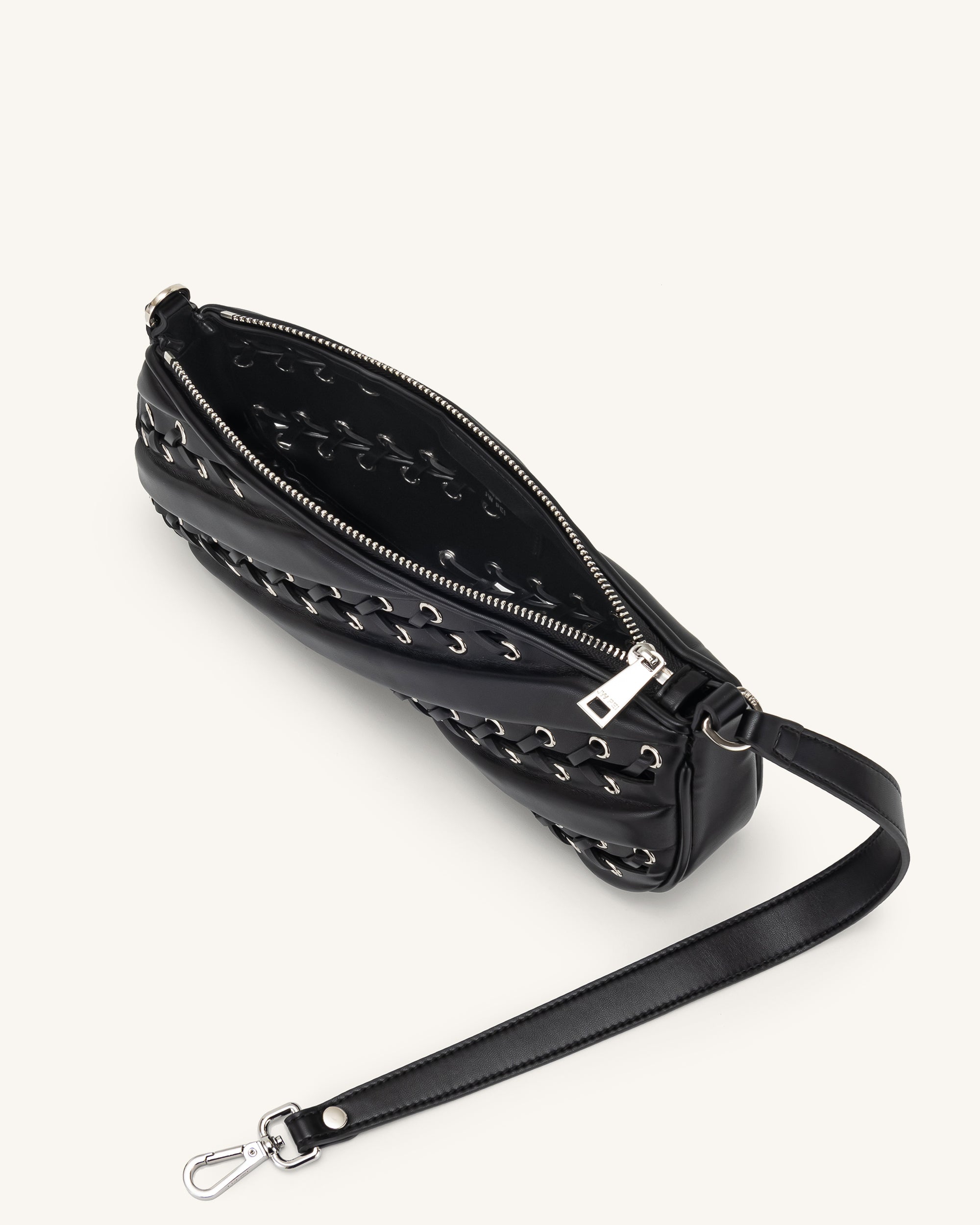 Eva Straps Shoulder Bag - Black