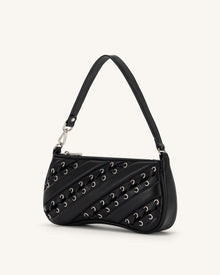 Eva Straps Shoulder Bag - Black