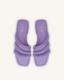 Jada Flat Mule - Lavender Purple
