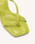 Maeve Strappy Mule - Lime Green