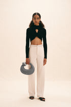 Abacus Top Handle Bag - Gray