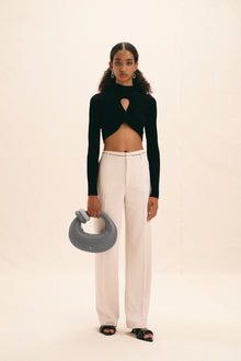 Abacus Top Handle Bag - Gray