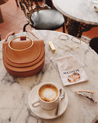 The Double Moon Crossbody - Tan