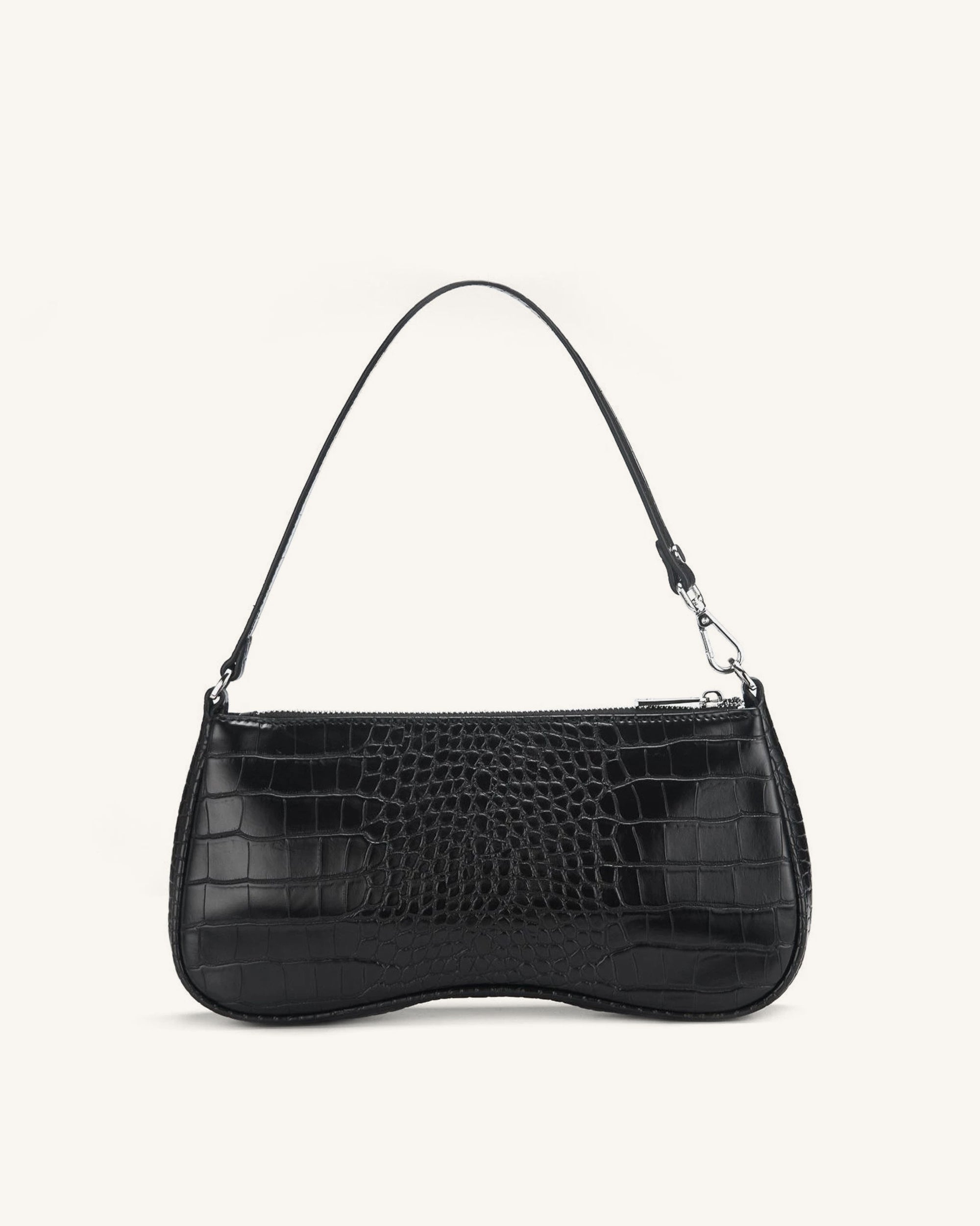 Black crocodile on sale purse