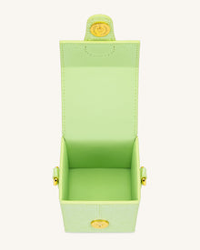 Square Mini Box - Lime Green Lizard