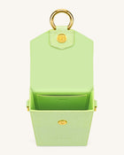 Lola Gradient Chain Phone Case - Lime Green Lizard