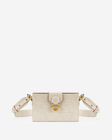 Grace Box Bag - Ivory  Croc