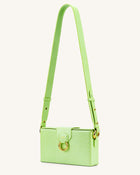 Grace Box Bag - Lime Green Lizard