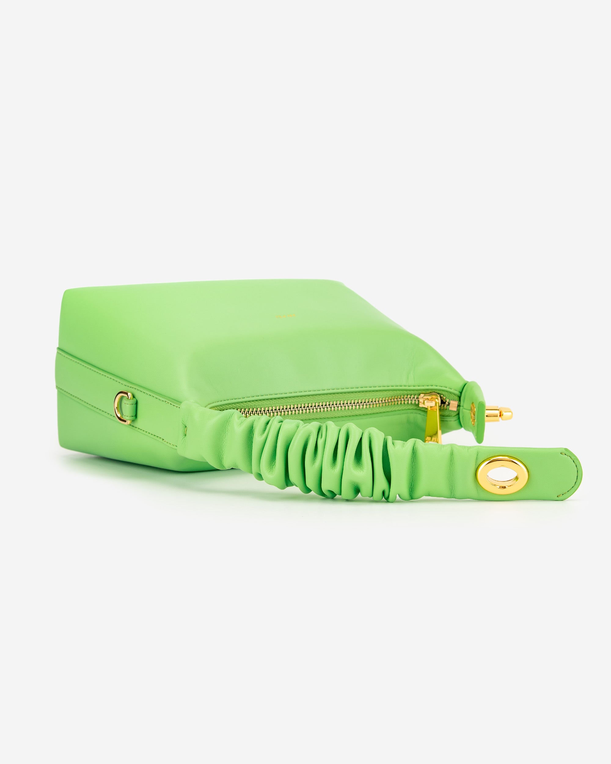 Cora Top Handle Bag - Lime Green