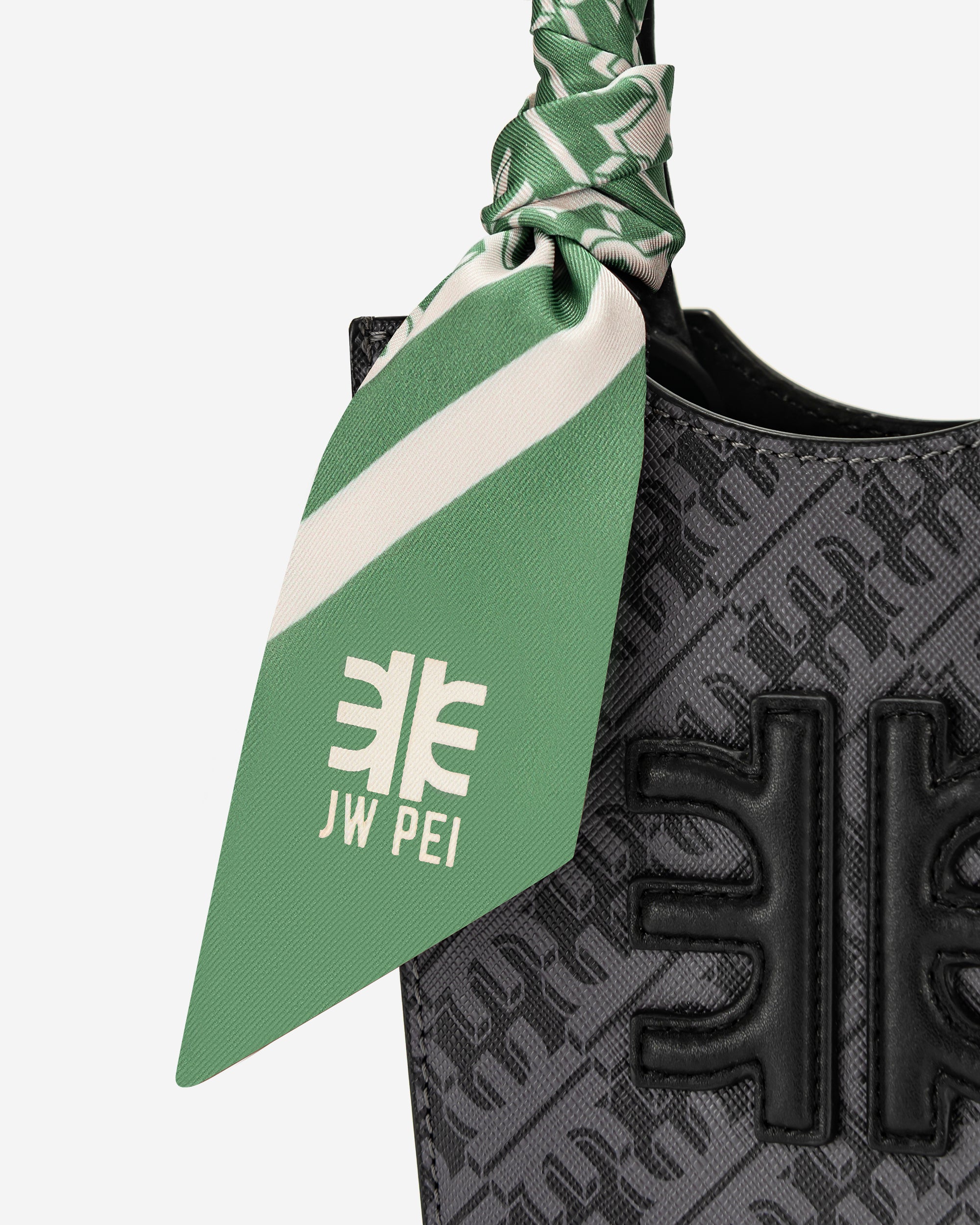 FEI Faux Silk Twill Scarf - Green