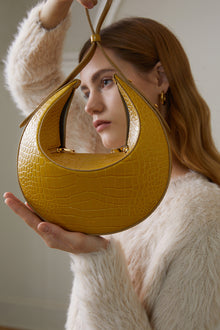 Rantan Bag - Yellow Croc