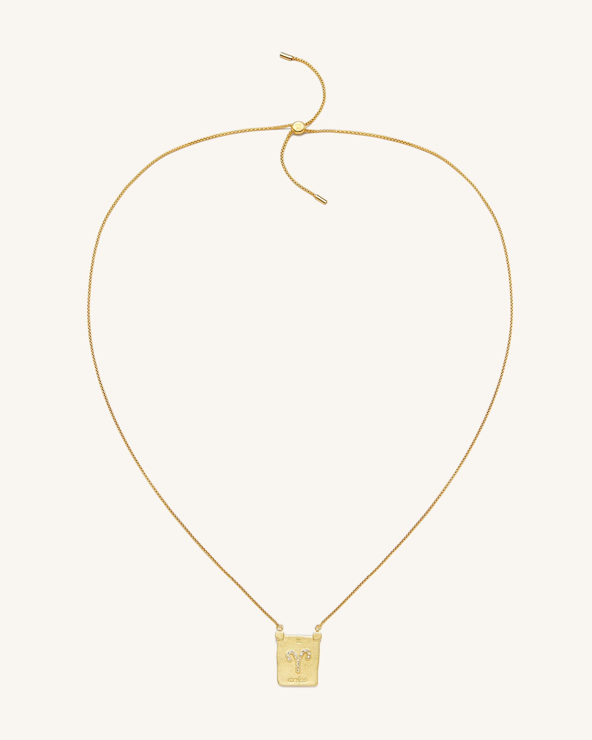 Zodiac Pendant Necklace - 18ct Gold Plated
