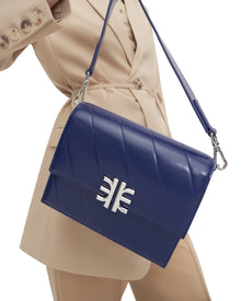 Mira Mini Flap Bag - Dark Blue