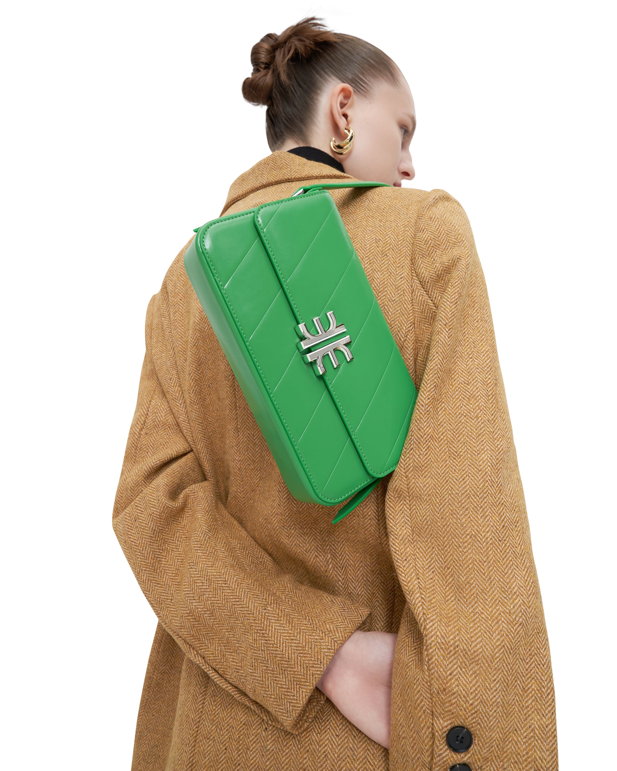 Mira Shoulder Bag - Grass Green